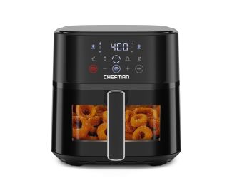 TurboFry Touch Easy-View Air Fryer Size 6 Quart