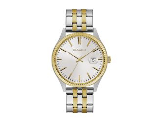Caravelle Men's Two Tone Stainless Steel Watch