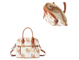 Monogram Domed Satchel