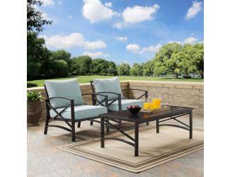 Kaplan 3Pc Outdoor Chair Set
