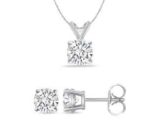 Bright White Round Lab Grown Diamond Set  in 14K Rose Gold 0.85ct, Color-FG, Clarity-VVS