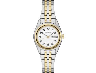 Essentials, Quartz, White dial, Two-tone