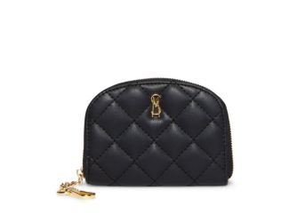 BJADEZ Quilted Zip Around Card Case - Black