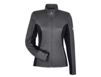 Womens Constant Full-Zip Sweater Fleece-Red/Black/White-2X
