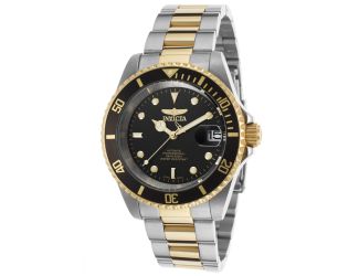 Men's Pro Diver Automatic 3 Hand Black Dial Watch