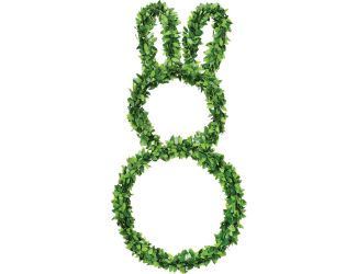 24-inch Boxwood Bunny Wreath