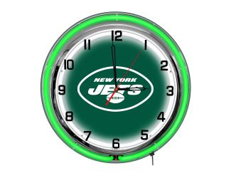 New York Jets 18" Neon Clock