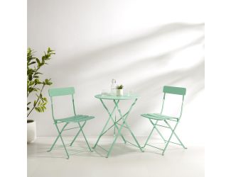 Karlee 3Pc Indoor/Outdoor Metal Bistro Set