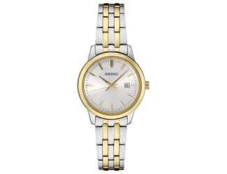 Ladies Essentials Two-Tone Stainless Steel Watch White Dial