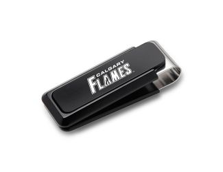 Calgary Flames Solid Slide Money Clip
