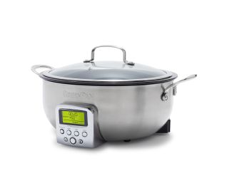 Elite 6qt Essential Smart Skillet Stainless Steel