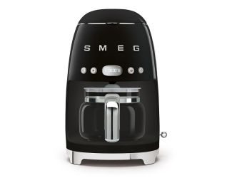 50s Retro-Style 10 Cup Drip Filter Coffee Machine Black