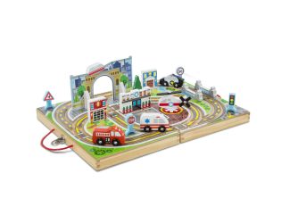 Take-Along Town Wooden Toy Set Ages 3+ Years