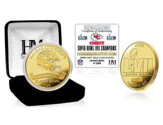 Kansas City Chiefs SB LVII Champion Gold Mint Coin