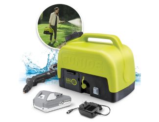 Multi-Purpose Clean-Anywhere Portable Spray Washer - 24V - 116-PSI - 5-Gal