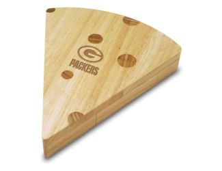 Green Bay Packers - Swiss Cheese Cutting Board & Tools Set, (Parawood)