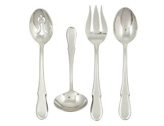 4pc Celine Platinum Hostess Set