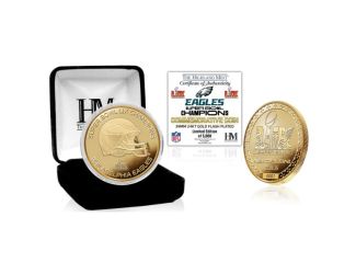 Philadelphia Eagles Super Bowl LIX Champions Gold Mint Coin