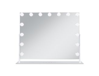 15 LED Light Bulb Horizontal Hollywood Makeup Mirror