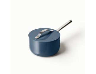 3qt Nonstick Ceramic Saucepan Navy