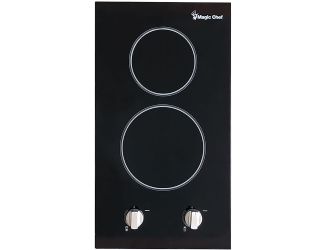 12-In. 120V Built-In Electric Radiant 2-Burner Cooktop