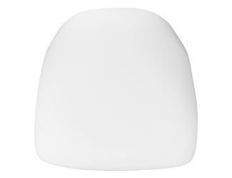 Hard White Fabric Chiavari Chair Cushion - Party and Dining Chair Accessories