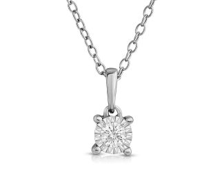 Diamond Solitaire Necklace