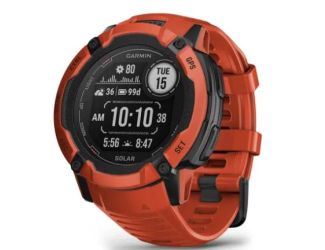 Instinct 2X Solar, Flame Red