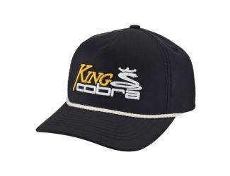 KING Cobra Rope Snapback Hat - Black