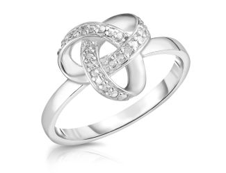 Diamond Love Knot Ring