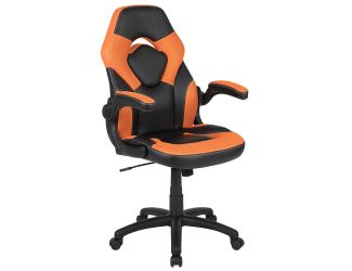 Orange/Black X10 Series Ergonomic Racing Style Gaming Chair