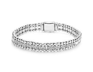 CAVIAR SPARK Diamond Link Bracelet Size Medium