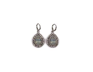 Art Deco Drop Earrings in Clear
