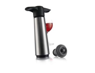 Vacu Vin Stainless Steel Wine Saver w/Stopper
