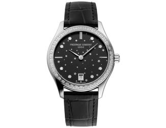 Ladies Quartz Leather Strap Watch