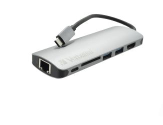 Verbatim 6-in-1 USB C Hub Adapter with 4K HDMI and Dongle