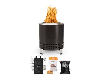 Mesa XL Tabletop Fire Pit Roasty Bundle Ash