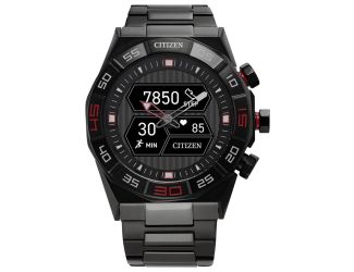 Citizen Men's Smart Hybrid watch, Black bracelet and black dial