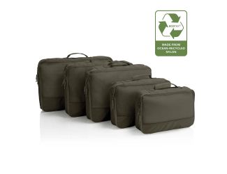 Heys Ecotex Packing Cube 5pc Set - Green Moss