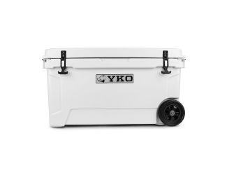 65qt Hardside Cooler w/ Wheels White
