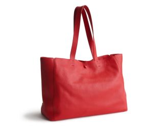 Hathaway Tote - Goji Berry Red - Leather