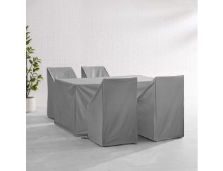 5Pc Outdoor Dining Furniture Cover Set