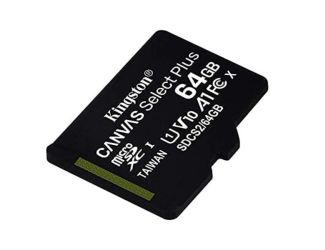 64GB Canvas Select Plus UHS-I microSDXC Memory Card with SD Adapter