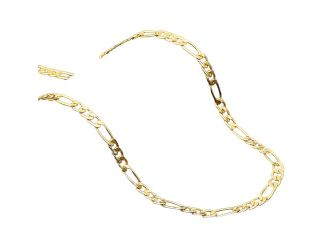 Men's 20" Gold Figaro Link Necklace