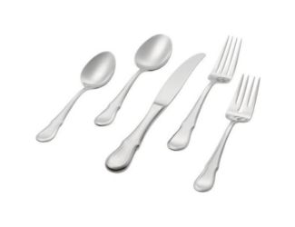 42pc Celine Platinum Flatware Set