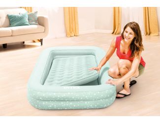 Air mattress,kidz travel bed with hand pump, age: 3-6