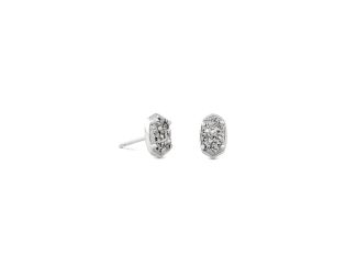 Emilie Stud Earrings Rhod