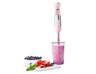Variable Speed Immersion Hand Blender w/ Attachments Pink