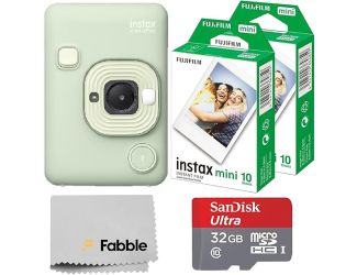 Fujifilm INSTAX Mini LiPlay Hybrid Instant Camera Bundle