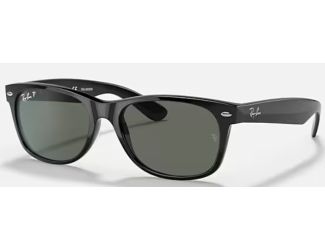 Ray-Ban New Wayfarer Unisex Non-Polar Sunglasses Size 55-Black